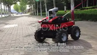 Autonomous patrol robot recruits agents globally