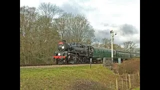 Santa Special's at the Bluebell Railway with 1638, 80151 & B473 - Sunday 18th December 2011