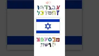 🇮🇱 Hebrew Alphabet Lore #alphabetlore #hebrew #shorts
