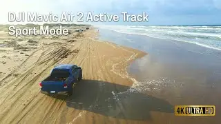 6 Miles Of Texas Beach Offroad Driving With A Toyota Tundra (DJI Mavic Air 2 Drone)