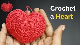 How to Crochet a Heart | Easy Tutorial