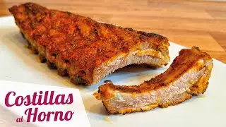 COSTILLAS DE CERDO AL HORNO TIERNAS Y JUGOSAS