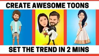 Cartoon Photo Editing | Instagram Trending Toon App | Toon app editing girl, couples