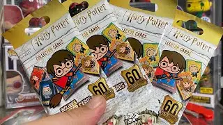 4 Pack Rip of Harry Potter Wizarding World Ooshies Cards! Foil & Embossed Parallels! #HarryPotter