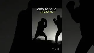 Silent moves. Create loud results. #motivation #mindset #inspiration #discipline