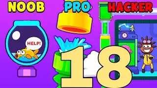 NOOB vs PRO vs HACKER in Flow Legends: All Levels Gameplay, New iOS Android Games