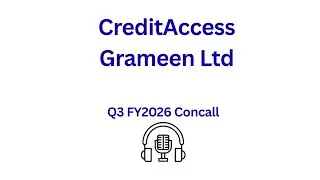 CreditAccess Grameen Ltd Q3 FY 2026 Earnings Conference Call