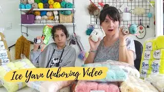Ice Yarns Unboxing , Haul, Yarn Review