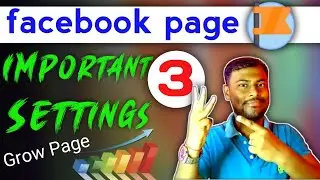 facebook page settings: Just On 3 important settings & Grow your facebook page #thetecheducation