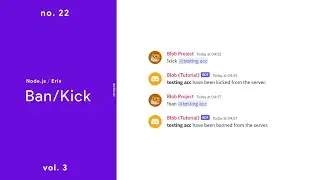 Ban/Kick Command — (Node.js / Discord.Eris) — No. 22