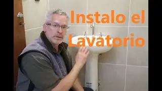 Instalo el lavatorio en el ba&ntilde;o nuevo