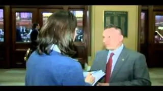 Rep. Rob Sampson on WTNH discussing 911 fee bill