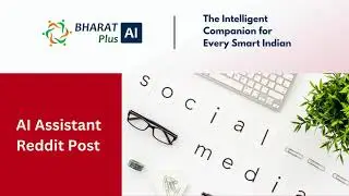 Go Viral on Reddit | BHARAT Plus AI's 'Reddit Post' Tool!
