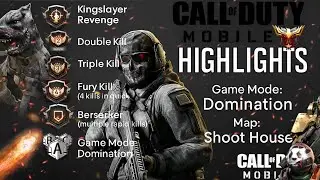 COD Mobile Domination Highlights &ndash; Shoot House Gameplay         #callofdutymobile #codm 