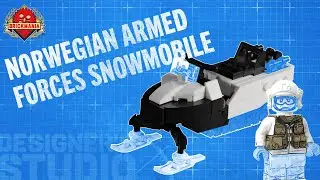 Norwegian Armed Forces Snowmobile - Brickmania Designers Studio