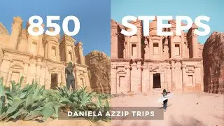 850 STEPS TO SEE THIS. Is it worth it? (7 Days in Jordan - Day 4. Petra Monastery hike)