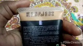 Coloressence foundation review -in makeup base range