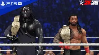 WWE 2K25 PS5 | Отис и Пейн против Романа Рейнса и Дарк Кейна – Жестокий командный матч | 19 октяб...