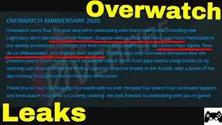Overwatch Anniversary Event 2020 Skin Leaks - SquishyMain (PeanutST)