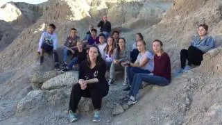 YFU exchange students singing 
