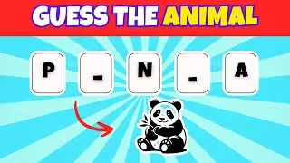 Guess the Animal from Scrambled Letters &ndash; Word Puzzle Challenge 🦁✨