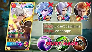HYPER YIN VS HYPER LING | YIN BEST BUILD AND EMBLEM 2022 - MLBB