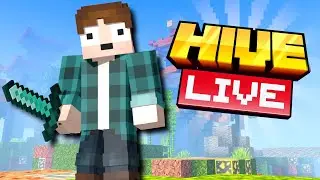 HIVE LIVE - Come Hangout | Trying to Win Skywars and playing CS's - LET'S REACH 800 SUBS