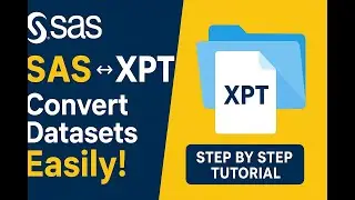 Converting SAS Dataset to XPT Dataset | Data Step & PROC COPY | Automate Multiple Dataset Conversion