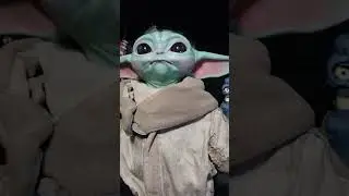 life size Grogu from sideshow collectibles! a beautiful detailed piece! #starwars #grogu #sideshow