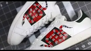 CUSTOM GUCCI SHOES TUTORIAL!!!
