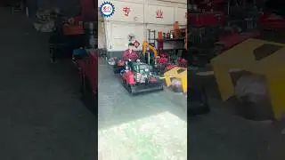50HP Small Crawler Tractor with Cultivator for Sale #rotarytiller #tractor #minitractor #cultivator