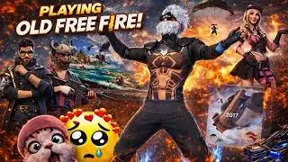 Free Fire Old Days 😭🔥 | 2018 OG Gameplay with Old Guns (No Revive)