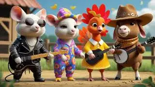 Safari Animal Sounds Song | Nursery Rhyme for Kids - Learn Animal Names and Sounds, Christmas Theme
