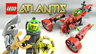 LEGO Atlantis Typhoon Turbo Sub set review! 2010 set 8060!