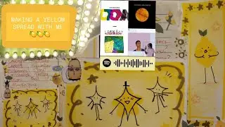 STARS AND LEMONS!! MAKE A YELLOW SPREAD WITH ME!!! (ASMR ish)