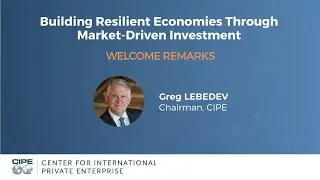 Welcome Remarks, Greg Lebedev