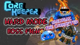 [CORE KEEPER] #4 Malugaz The Corrupted HARD MODE Boss Fight