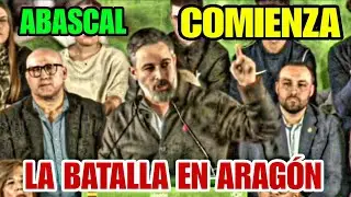 SANTIAGO ABASCAL COMIENZA LA BATALLA EN LAS ELECCIONES EN ARAG&Oacute;N, VOX: PROBLEMA DEL BIPARTIDISMO
