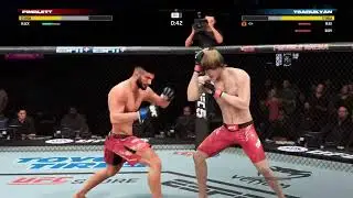 Биохазард (Pimblett) vs Дальнобой (Tsarukyan) - OFC 3 - 1/4 финала №3 - Бой 1 - EA SPORTS UFC 5