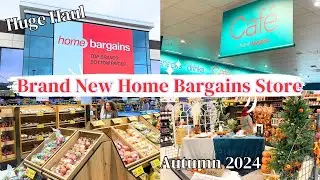 HUGE Home Bargains Store + Cafe Tour! Shop With Me & Haul | Chloe Murphy