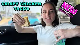 Trying Taco Bell's Crispy Chicken Tacos for the First Time!