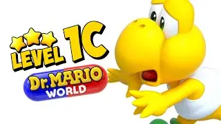 Dr Mario World Level 1C ★★★ Gameplay (IOS)