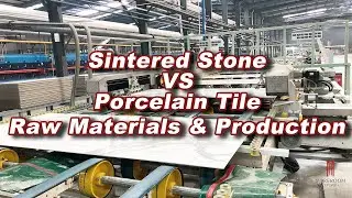 Sintered Stone VS Porcelain Tile - Raw Material & Production | MOREROOM STONE