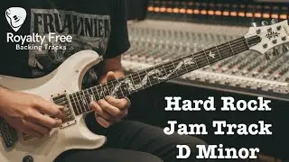 Bright Melodic Hard Rock Backing Jam Track in A Major
