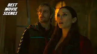 Ultron Meets Scarlet Witch & Quick Silver(the Twins) - Avengers: Age of Ultron (2015)