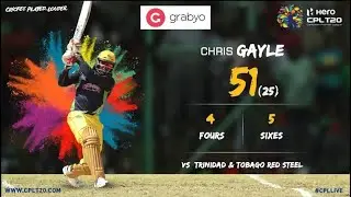 CHRIS GAYLE FIFTY CPL LIVE |  #CPLLive #LIVE #CPL20 #CricketPlayedLouder #StayHome