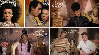QUEEN CHARLOTTE Interviews with Arsema Thomas, Golda Rosheuvel, Sam Clemmett & Freddie Dennis