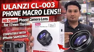 First Ever Phone Macro Lens Is Here! #ulanzi #cameraaccessory #gadgets #review 