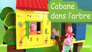Peppa Pig Cabane dans l&rsquo;arbre Jeu de Contruction Jouets Treehouse Blocks