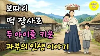 보따리 떡 장사로 두 아이를 키운 과부 인생 이야기